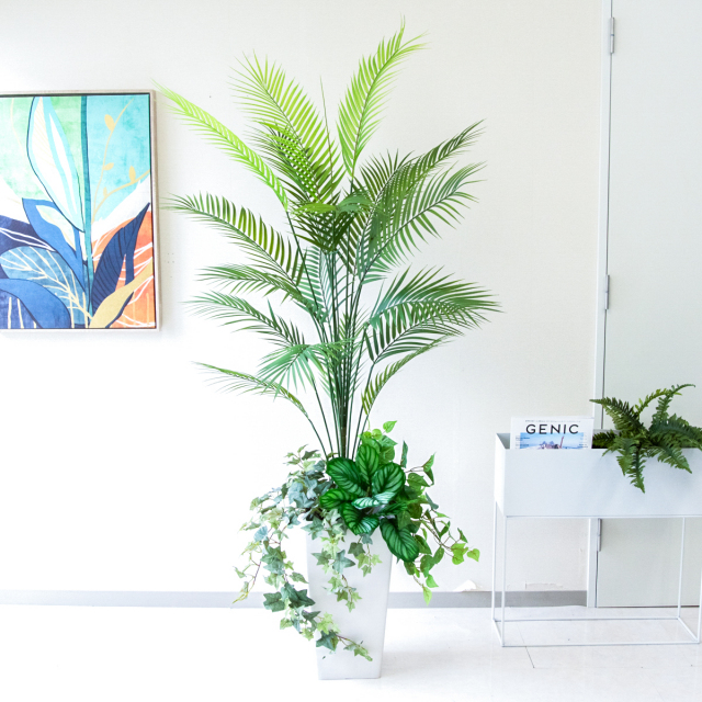 造花 フェイクグリーン　人工観葉植物 人工 観葉植物 フェイク グリーン ドラセナコンシナ H約120cm