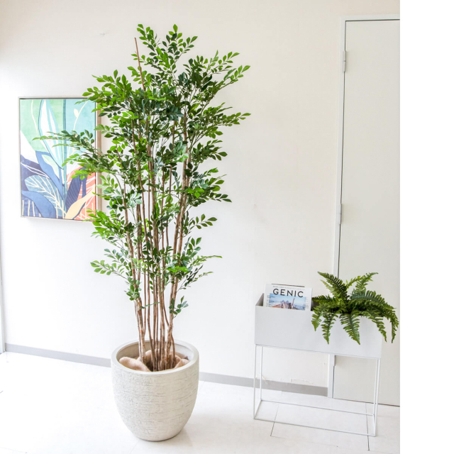 人工 観葉植物 フェイク グリーン ユッカポット H約120cm 店舗
