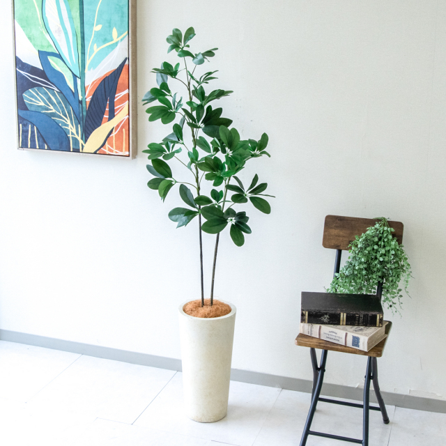 人工 観葉植物 フェイク グリーン ユッカポット H約120cm 店舗 装飾