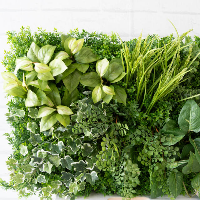 壁面緑化ボード ウォール グリーン 壁掛け 造花 フェイク 人工観葉