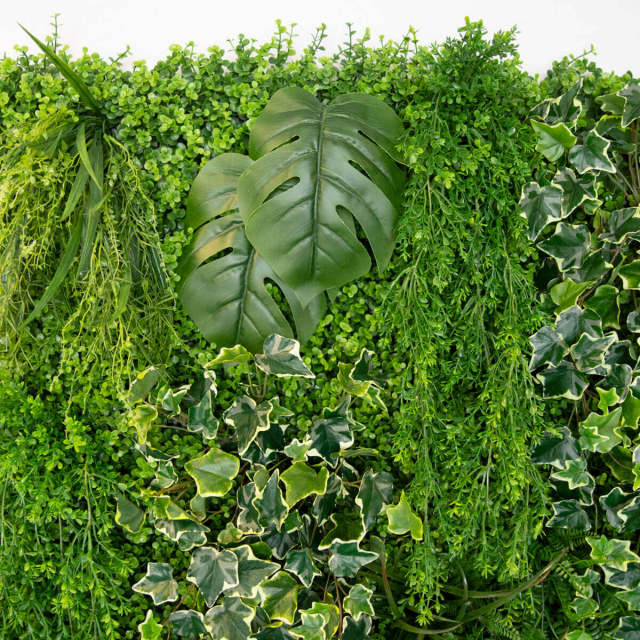 壁面緑化ネット ウォール グリーン 壁掛け 造花 フェイク 人工観葉