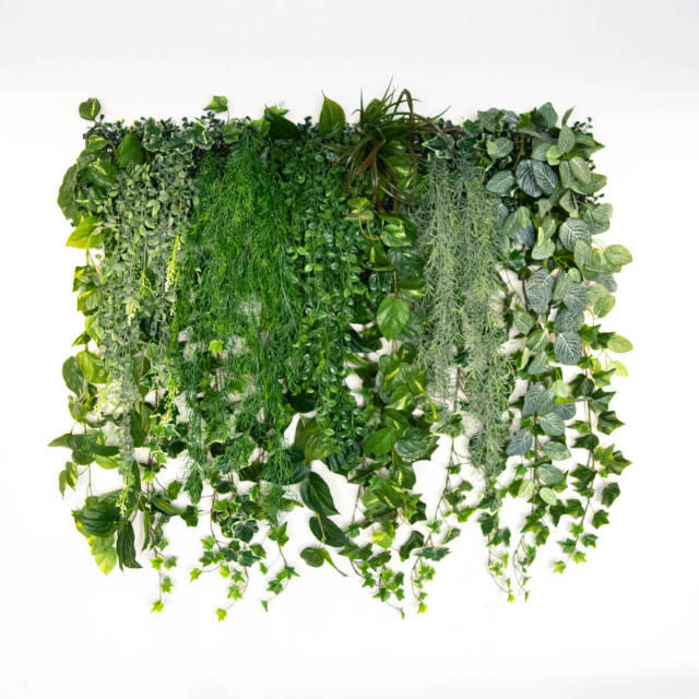 壁面緑化ネット ウォール グリーン 壁掛け 造花 フェイク 人工観葉