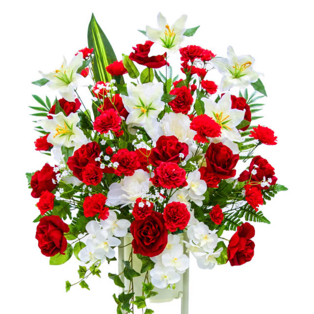 お花、レースフロアスタンド☆新品 お花、レースフロアスタンド☆新品