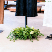 造花プランター インテリアプランター 寄せ植え フェイクグリーン フラワー アレンジメント アートフラワー 店舗装飾 ディスプレイ 商業施設 住宅展示場 モデルハウス ショールーム/PFE010-BOTBK 造花インテリアプランター(ポトス・ベゴニア・etc)