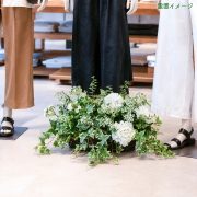 造花プランター インテリアプランター 寄せ植え フェイクグリーン フラワー アレンジメント アートフラワー 店舗装飾 ディスプレイ 商業施設 住宅展示場 モデルハウス ショールーム/PFE012-BOTBK 造花インテリアプランター()