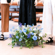 造花プランター インテリアプランター 寄せ植え フェイクグリーン フラワー アレンジメント アートフラワー 店舗装飾 ディスプレイ 商業施設 住宅展示場 モデルハウス ショールーム/PFE015-BOTSV 造花インテリアプランター()