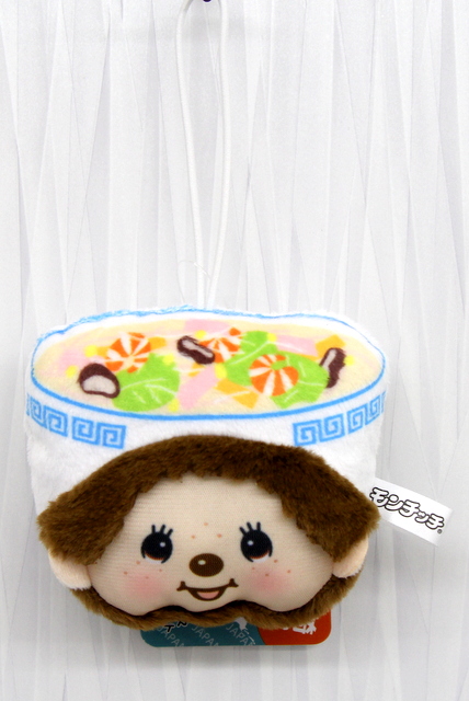 【長崎限定】モンチッチ　フェイスマスコット　長崎ちゃんぽん