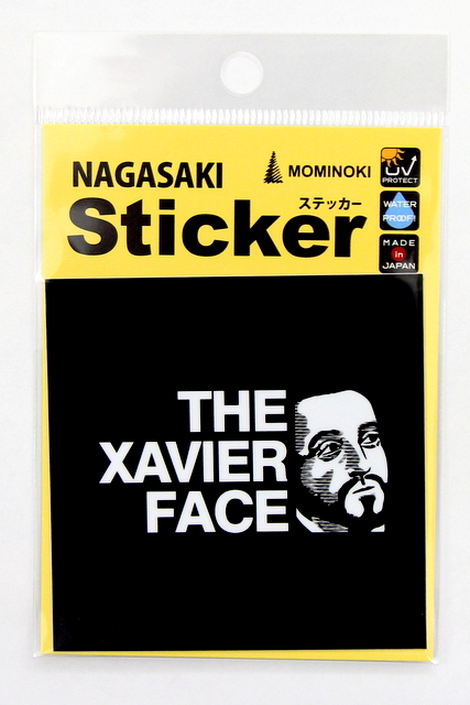 長崎ステッカー「THE  XAVIER   FACE」(ザビエルの顔）
