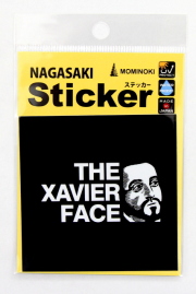 長崎ステッカー「THE  XAVIER   FACE」(ザビエルの顔）
