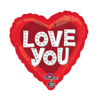 <バルーン>ラブユーシルバーハーツ