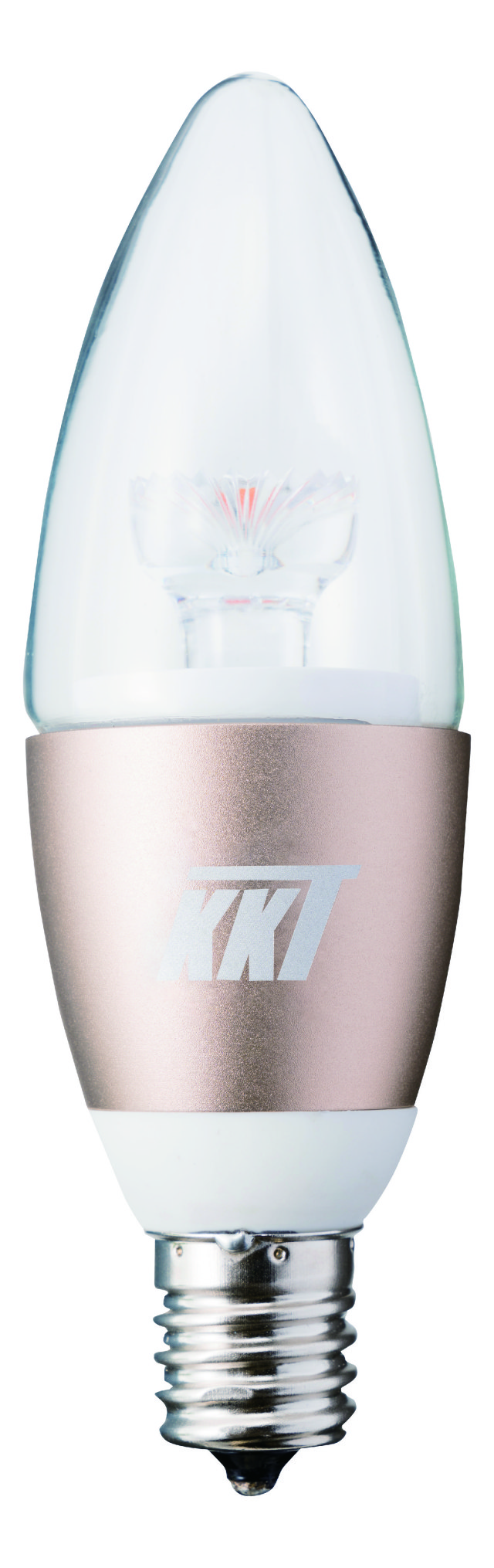 火、炎の色を完全再現したキャンドル型LED電球