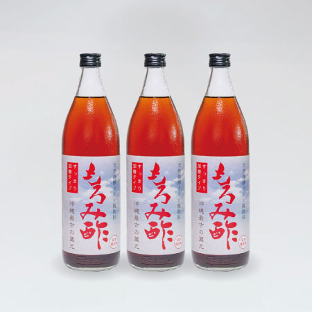天然発酵クエン酸飲料仲善のもろみ酢 （すっきり加糖タイプ) 900ml 3本セット