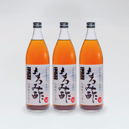 天然発酵クエン酸飲料仲善のもろみ酢（すっきり無糖タイプ) 900ml 3本セット