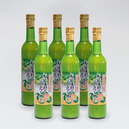 大宜味村のシークヮーサー 100%(押川産) 6本セット