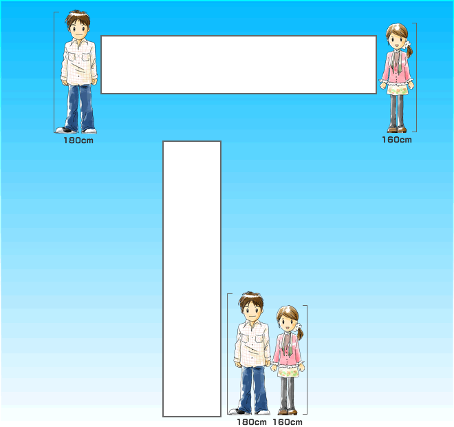 オリジナル幕を作る　84ｃｍ×400ｃｍ