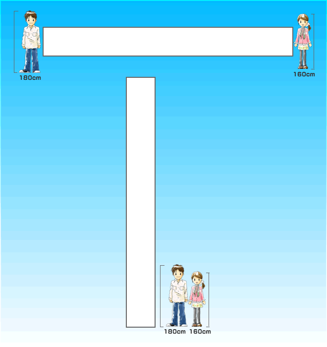 オリジナル幕を作る　84ｃｍ×720ｃｍ