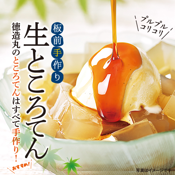 生ところてんセット ところてん板状 黒みつ 酢タレ 突き棒 伊豆産天草