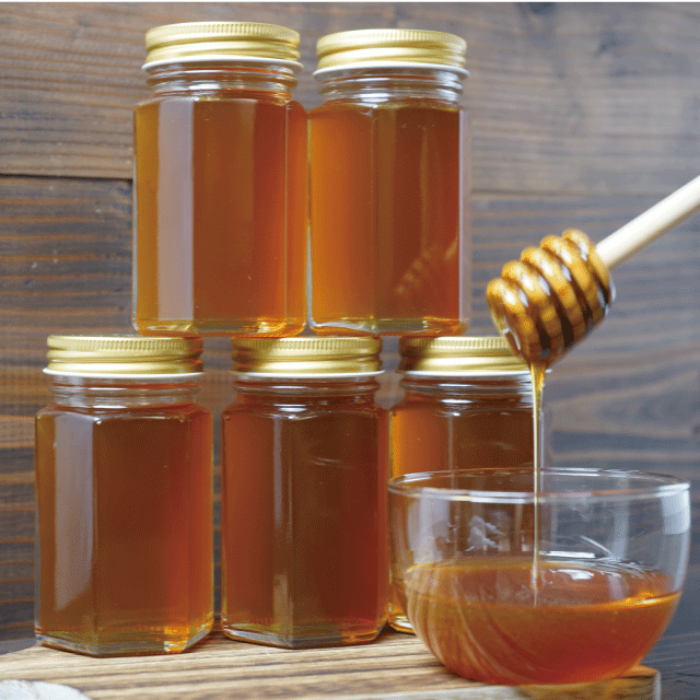 希少・熊本県産【非加熱・無添加】日本ミツバチの「しぼりたて純生ハチミツ(180g)」×５本組