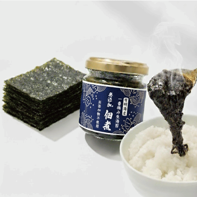 【貴重な一番摘み】有明生のり佃煮120g