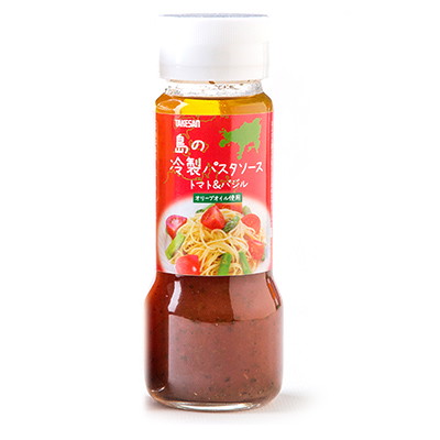 島の冷製パスタソース トマト&バジル 150ml【タケサン】