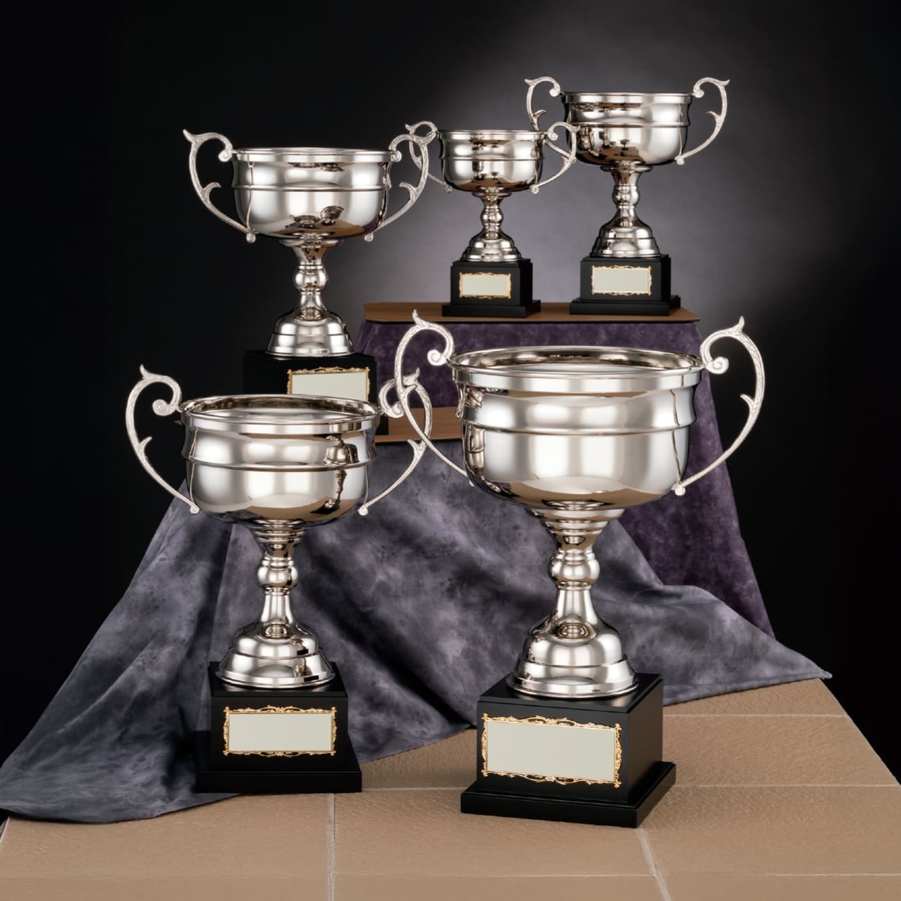 優勝カップ 金属製 RS-8211 Cサイズ