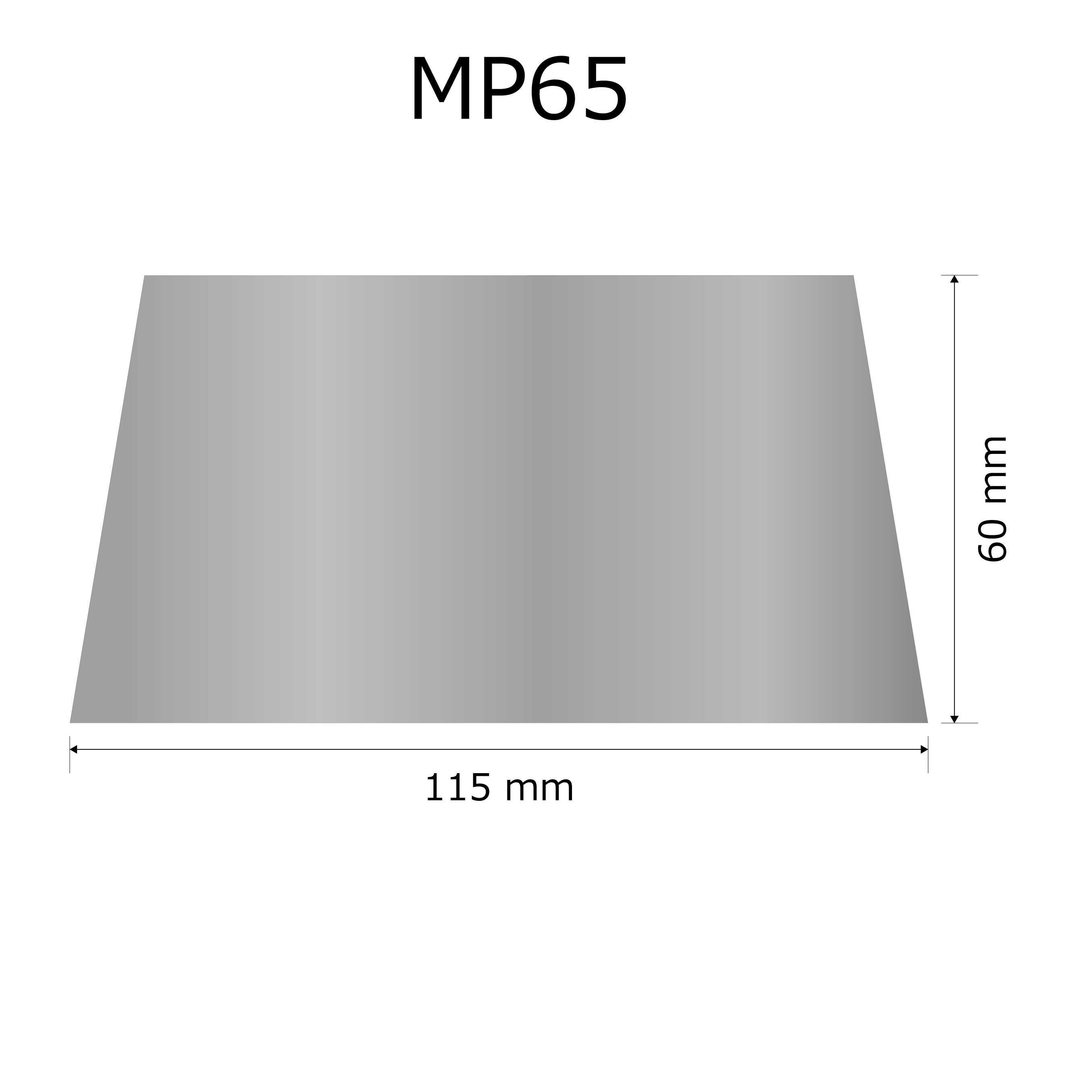 プレート単品【M-P65】高さ：6.0cm　幅：9.5cm《営業日13時までのご注文で翌々営業日出荷》　[P65]〈E〉