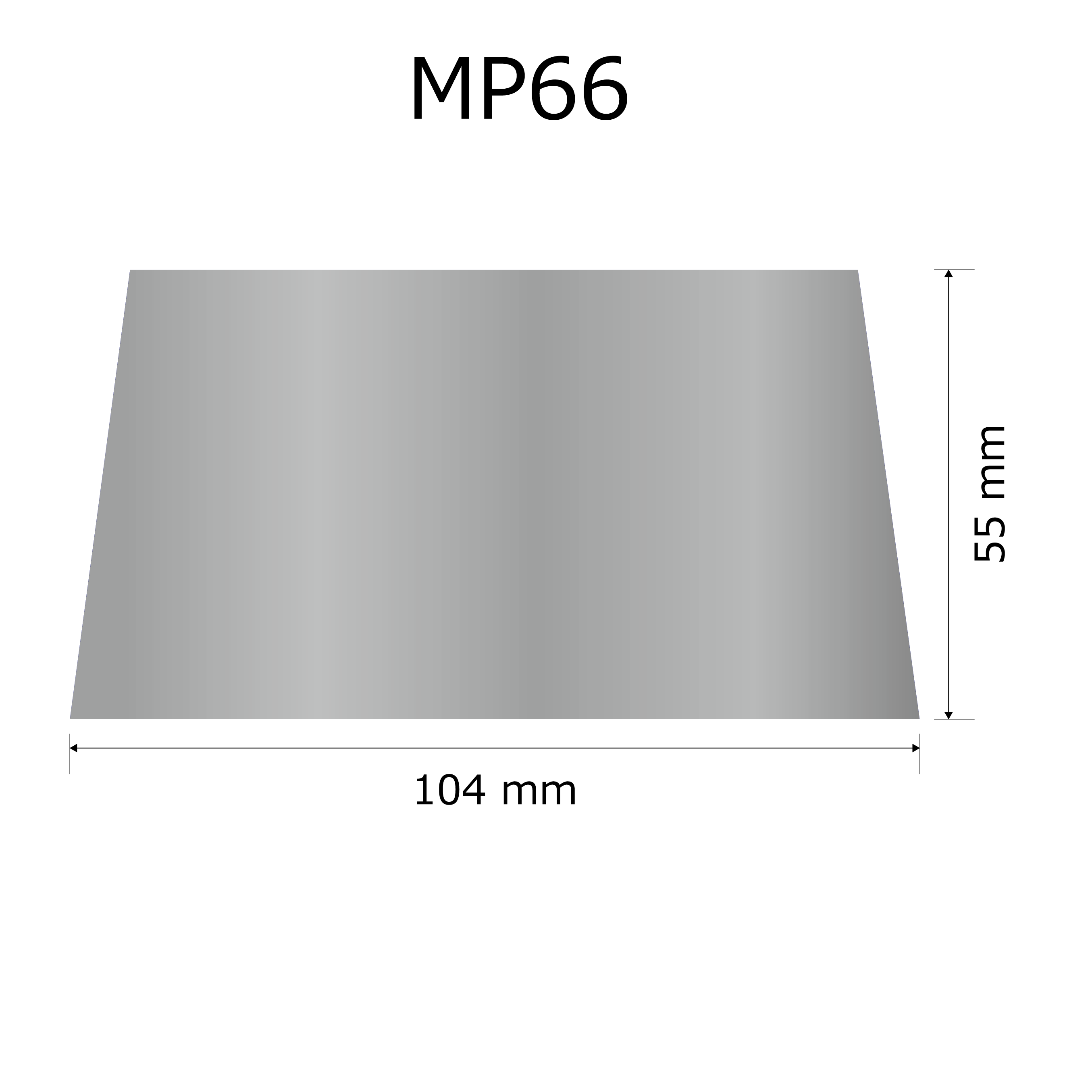 プレート単品【M-P66】高さ：5.5cm　幅：8.9cm《営業日13時までのご注文で翌々営業日出荷》　[P66]〈E〉