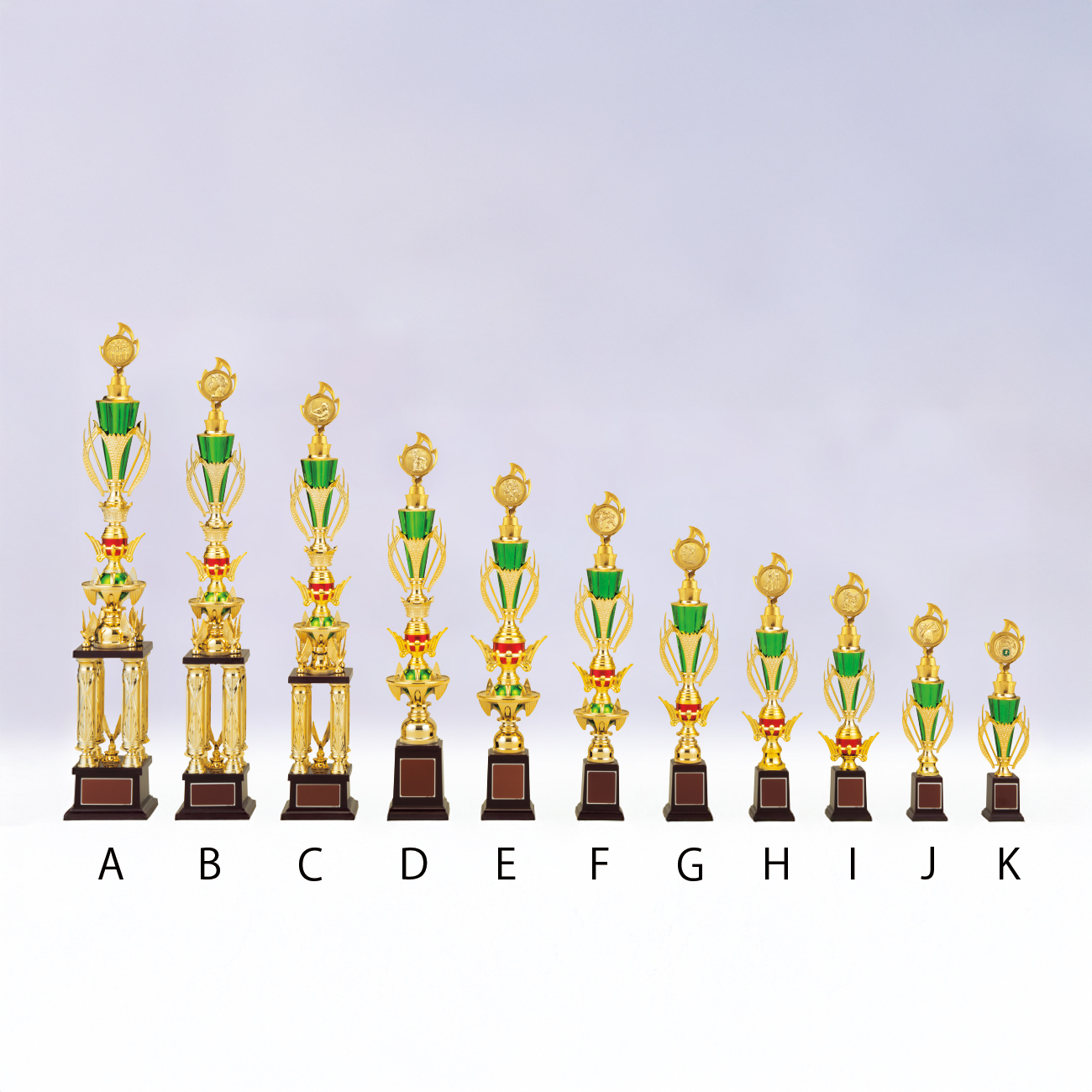 タワー型トロフィー 26種目から選べる VTX.3528 Hサイズ