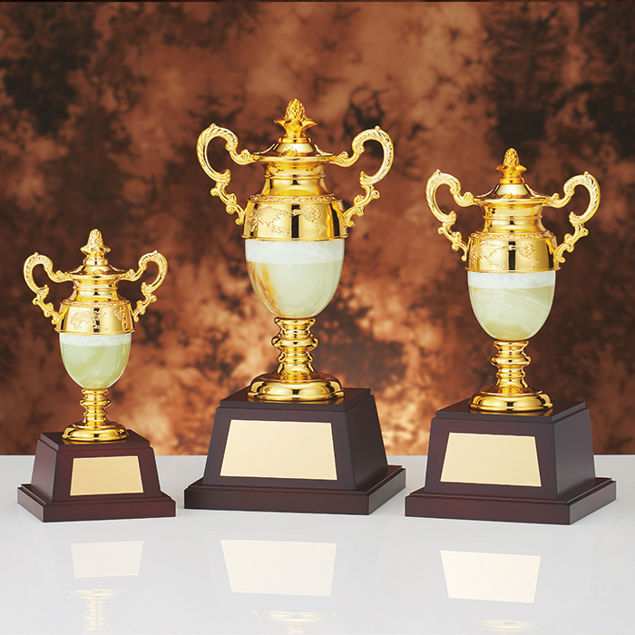 トロフィー　1位～3位　3本セット 優勝トロフィー 豪華4本柱ジャンボトロフィー SUN-TR3307
