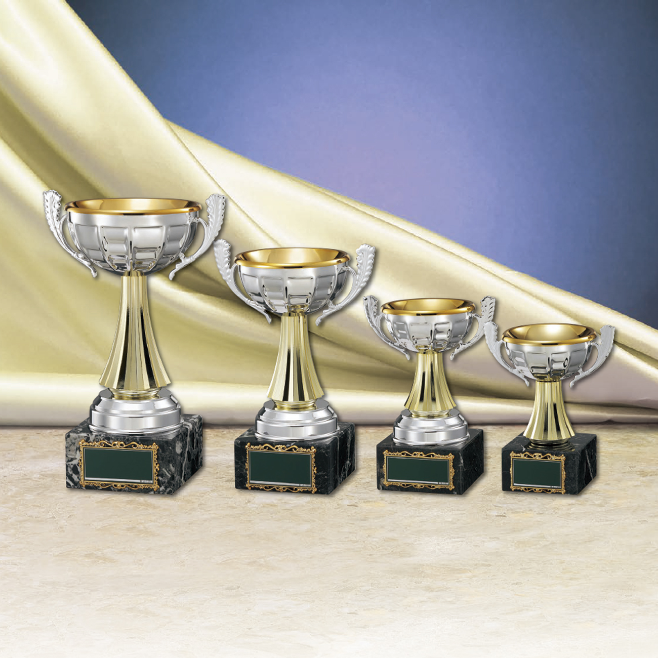 優勝カップ　金属製（旧型番：O-CI-1187）【O-CI-1050_Bサイズ】高さ：22.0cm《営業日11時までのご注文で翌営業日出荷》　[A-126]〈L〉