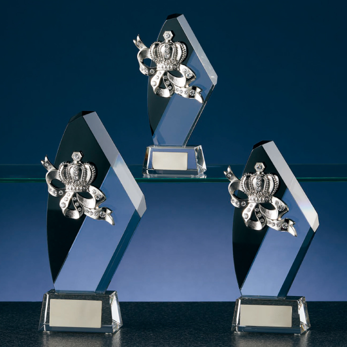 クリスタルトロフィー（旧型番：O-BW-2302）【O-BW-2036_Cサイズ】高さ：18.0cm《営業日11時までのご注文で翌営業日出荷》　[A-98]〈L〉