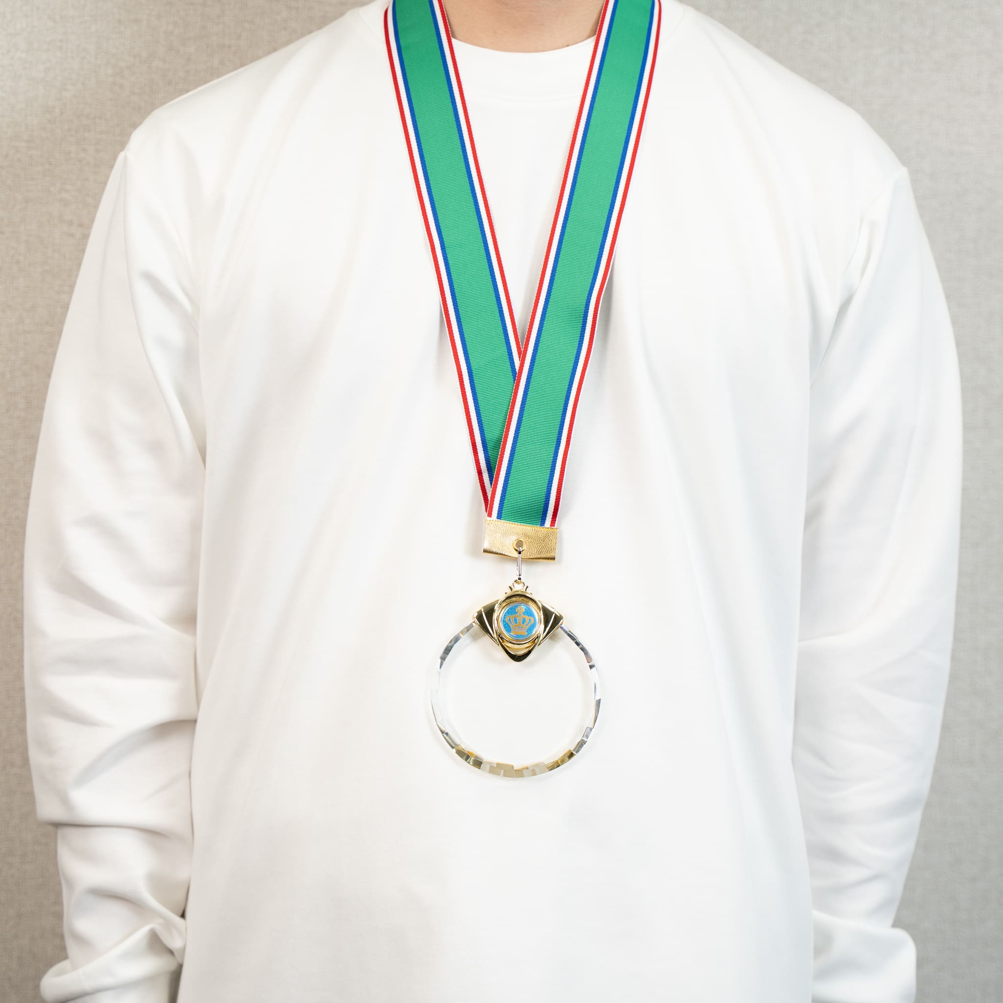メダル 光学ガラス製 201種目から選べる サンドブラスト彫刻 SHM-207