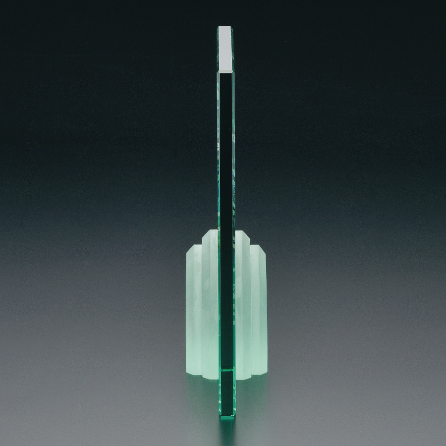 ガラス製楯 サンドブラスト彫刻 SHS-7123-7125 Cサイズ