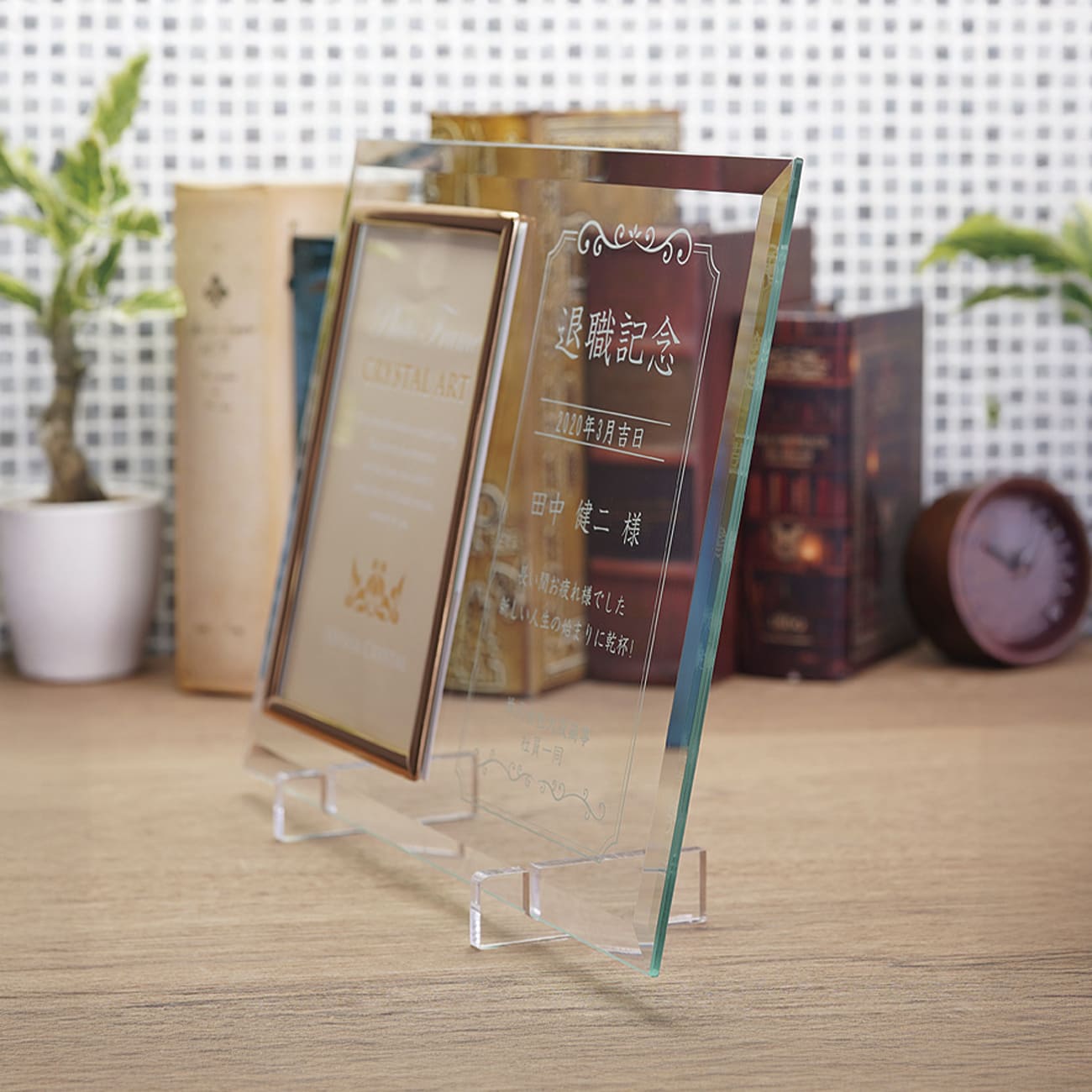 フォトフレーム サンドブラスト彫刻 DF-2