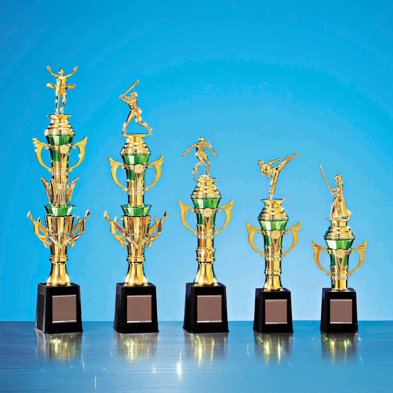 タワー型トロフィー　樹脂製　種目選べる【Y-TRZ-4352_Bサイズ】高さ：44.5cm《営業日13時までのご注文で翌営業日出荷》　[#13]〈L〉