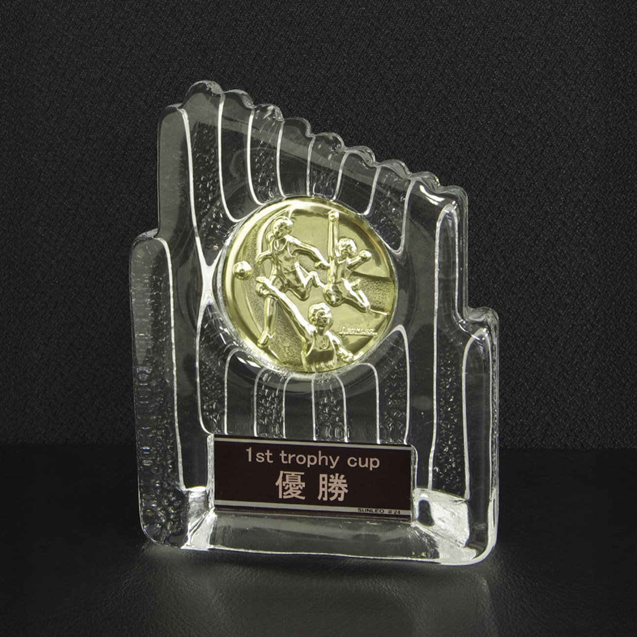 SUNLEOトロフィー、ガラスの置き物 SUNLEOトロフィー、ガラスの置き物