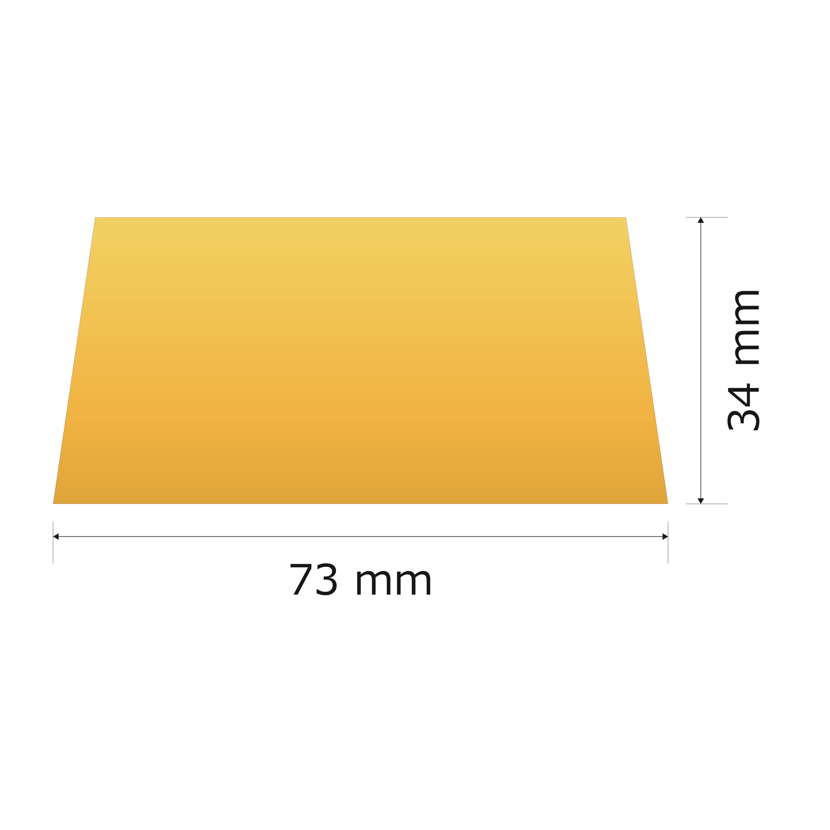 プレート単品（旧型番：Y-AGA1）【Y-AG1】高さ：3.4cm　幅：6.3cm《営業日13時までのご注文で翌々営業日出荷》　[AG 1]〈L〉