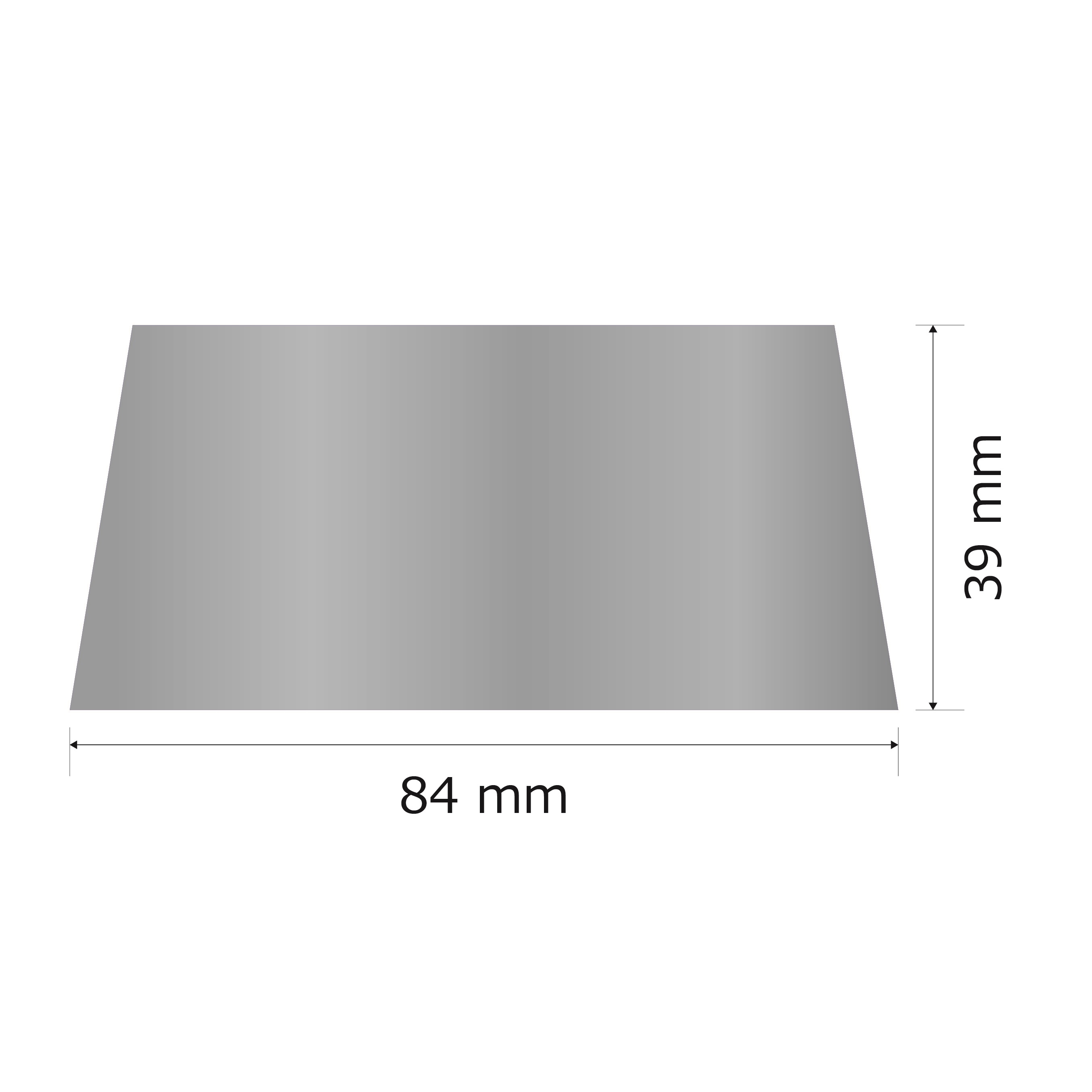 プレート単品（旧型番：Y-BSS2）【Y-BS2】高さ：3.9cm　幅：7.1cm《営業日13時までのご注文で翌々営業日出荷》　[BS 2]〈E〉