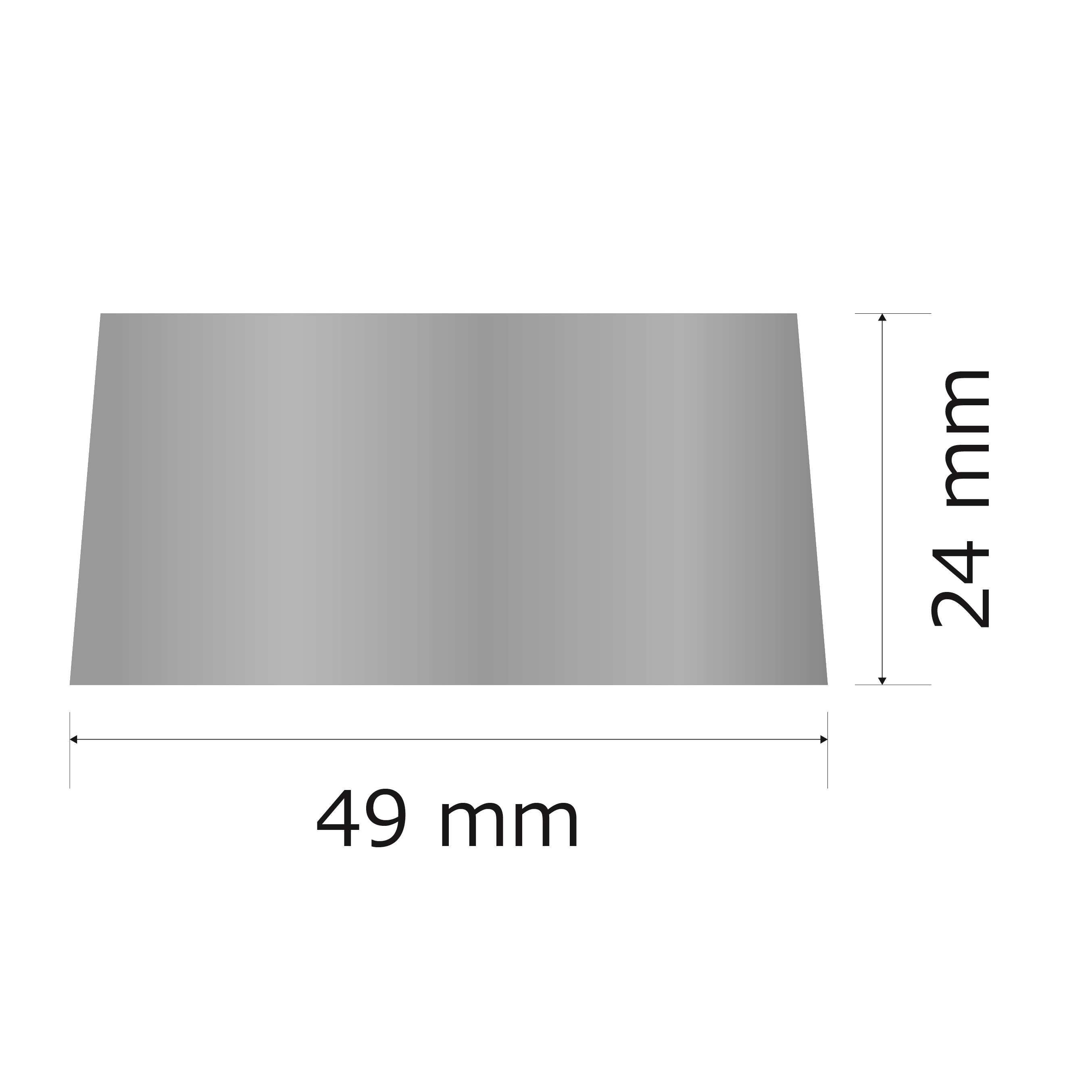 プレート単品（旧型番：Y-BSS5）【Y-BS5】高さ：2.4cm　幅：4.5cm《営業日13時までのご注文で翌々営業日出荷》　[BS 5]〈E〉