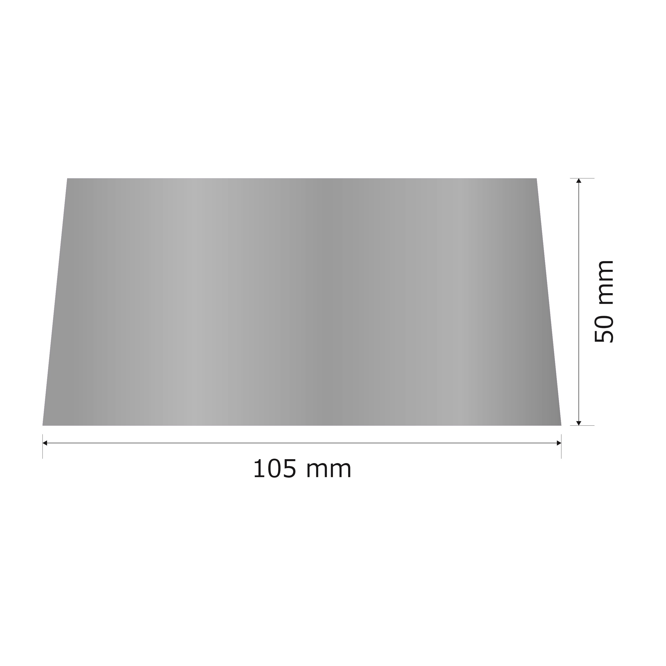 プレート単品（旧型番：Y-BSS8）【Y-BS8】高さ：5.0cm　幅：9.5cm《営業日13時までのご注文で翌々営業日出荷》　[BS 8]〈E〉