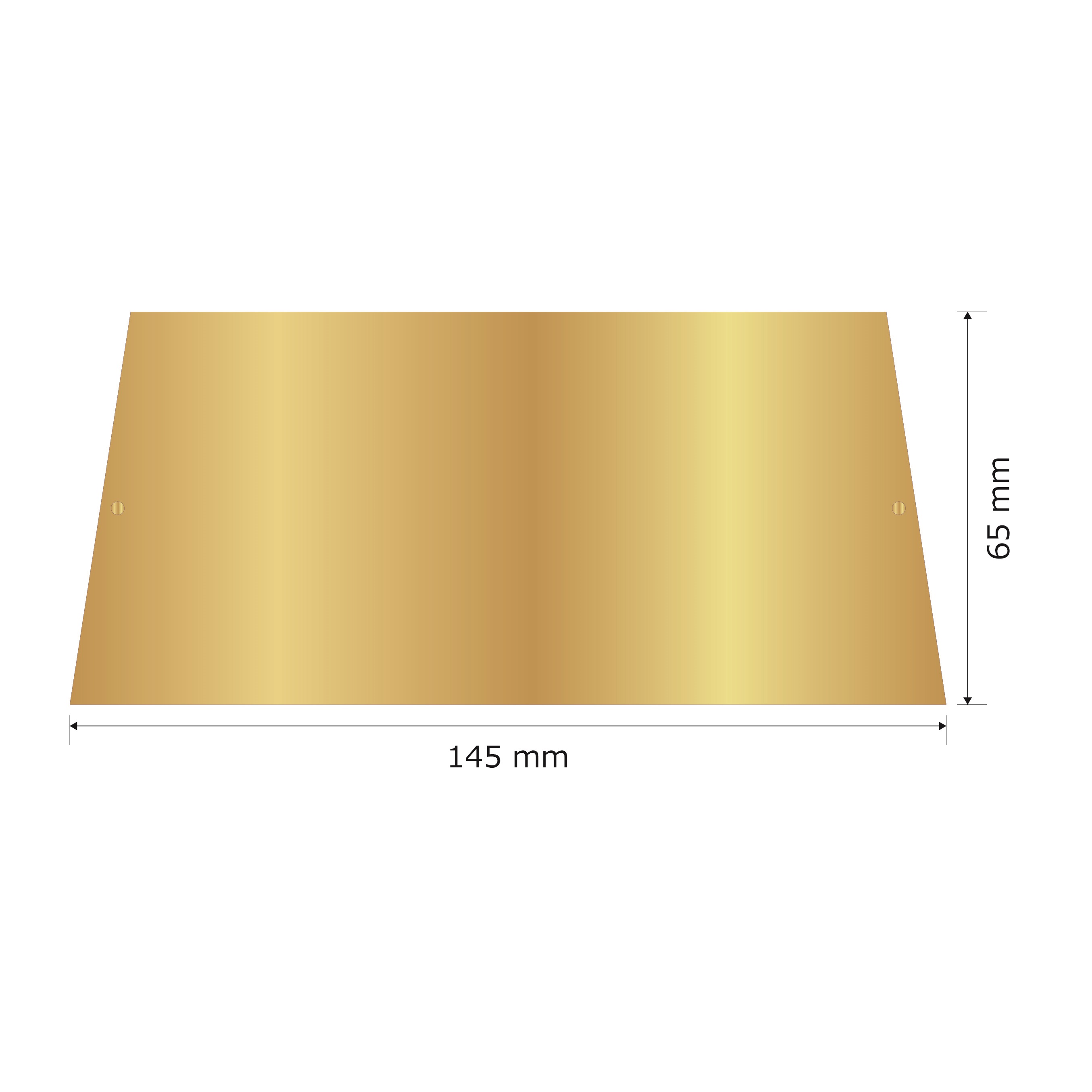 プレート単品（旧型番：Y-MGA56）【Y-MGH56】高さ：6.5cm　幅：12.5cm《営業日13時までのご注文で翌々営業日出荷》　[MGH 56]〈E〉
