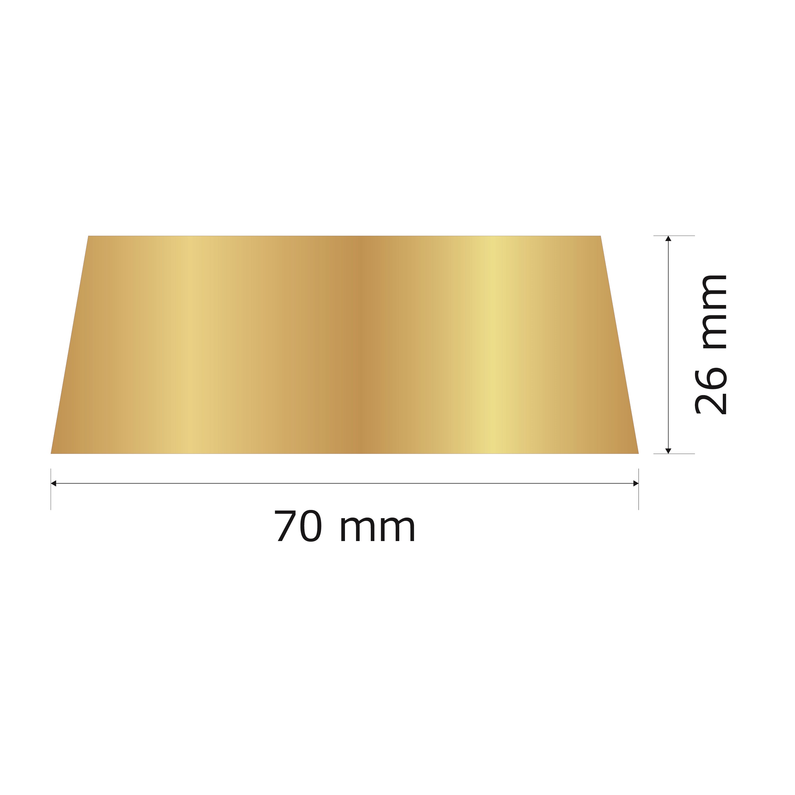 プレート単品（旧型番：Y-MGG30）【Y-MG30】高さ：2.6cm　幅：6.1cm《営業日13時までのご注文で翌々営業日出荷》　[MG 30]〈E〉