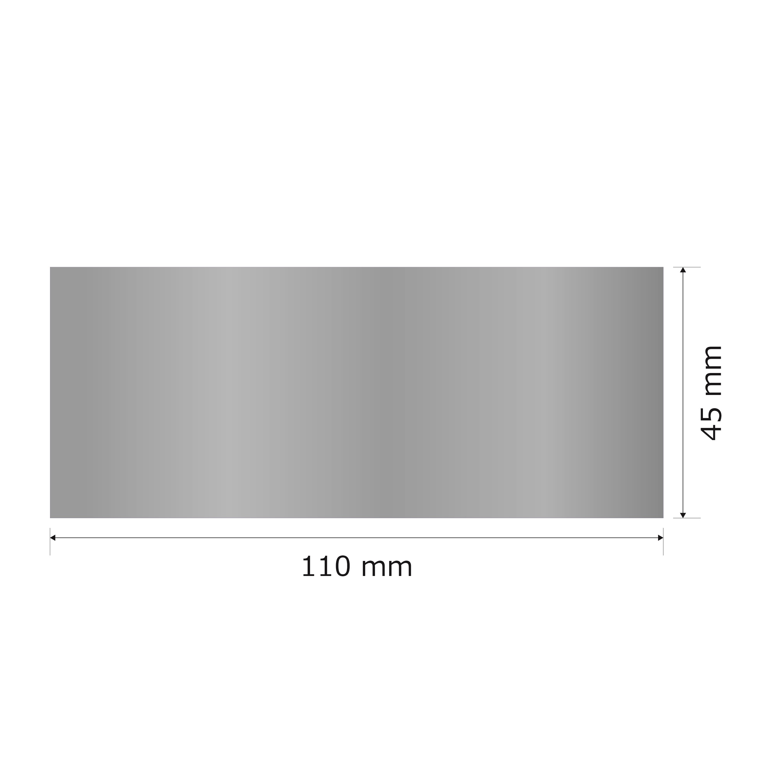 プレート単品（旧型番：Y-MSS64）【Y-MS64】高さ：4.5cm　幅：11.0cm《営業日13時までのご注文で翌々営業日出荷》　[MS 64]〈E〉