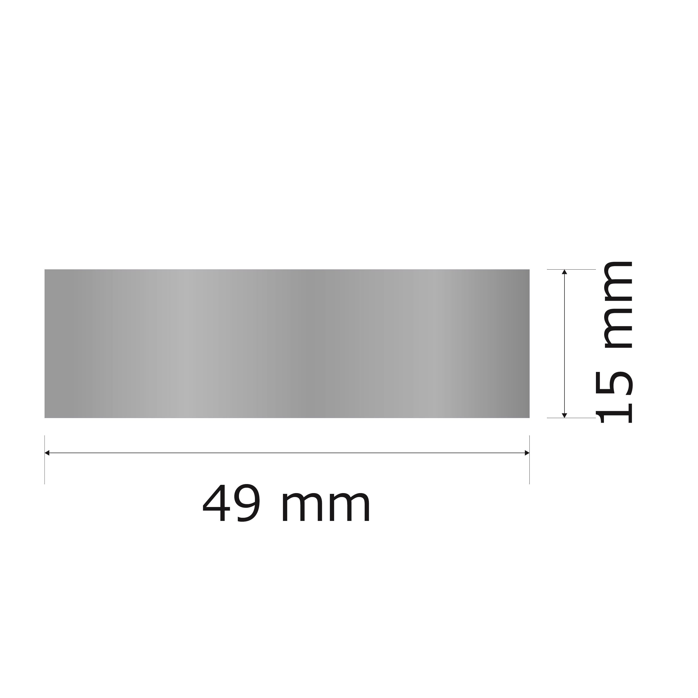 プレート単品（旧型番：Y-SOA10）【Y-SO10】高さ：1.5cm　幅：4.9cm《営業日13時までのご注文で翌々営業日出荷》　[SO 10]〈E〉