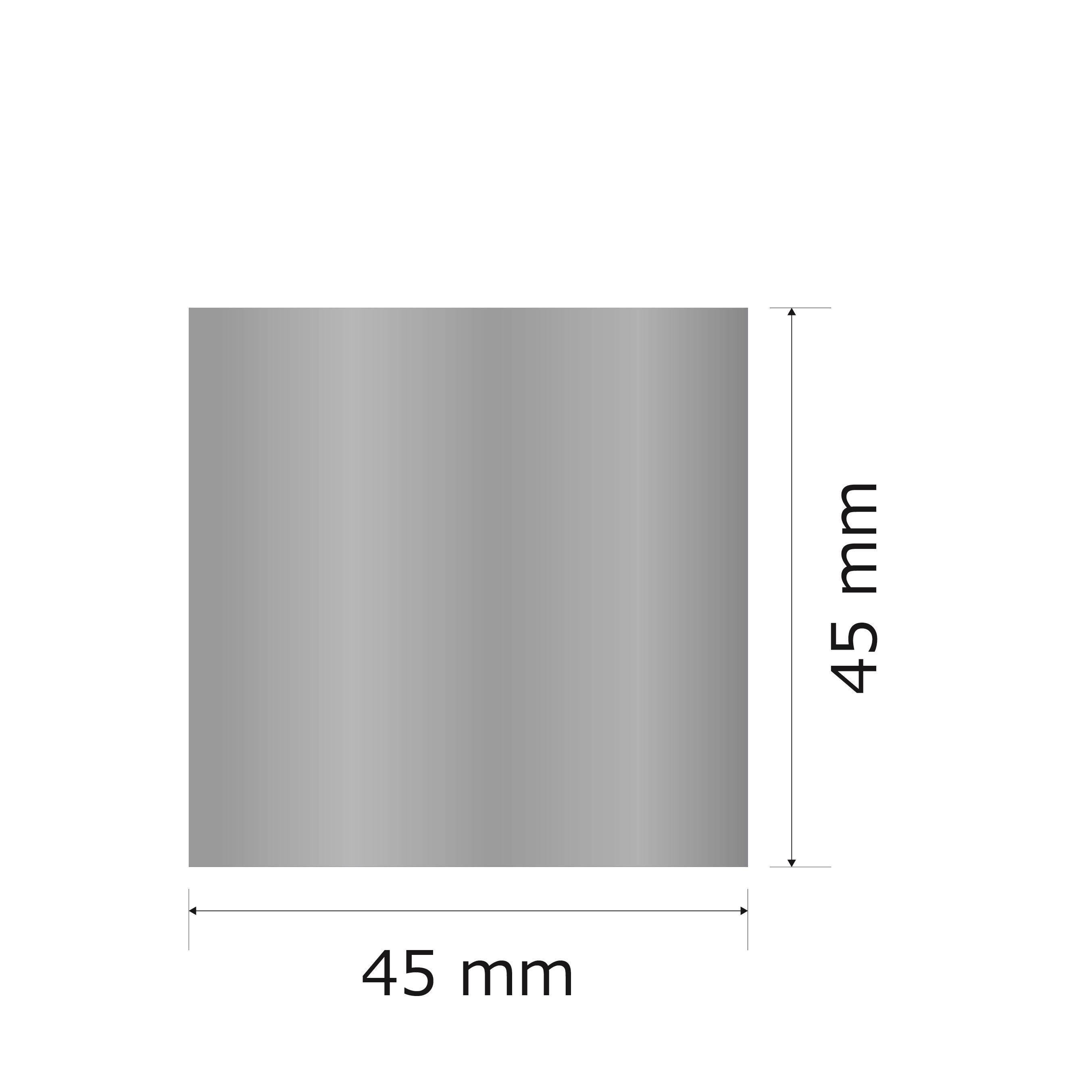 プレート単品（旧型番：Y-SOA12）【Y-SO12】高さ：4.5cm　幅：4.5cm《営業日13時までのご注文で翌々営業日出荷》　[SO 12]〈E〉