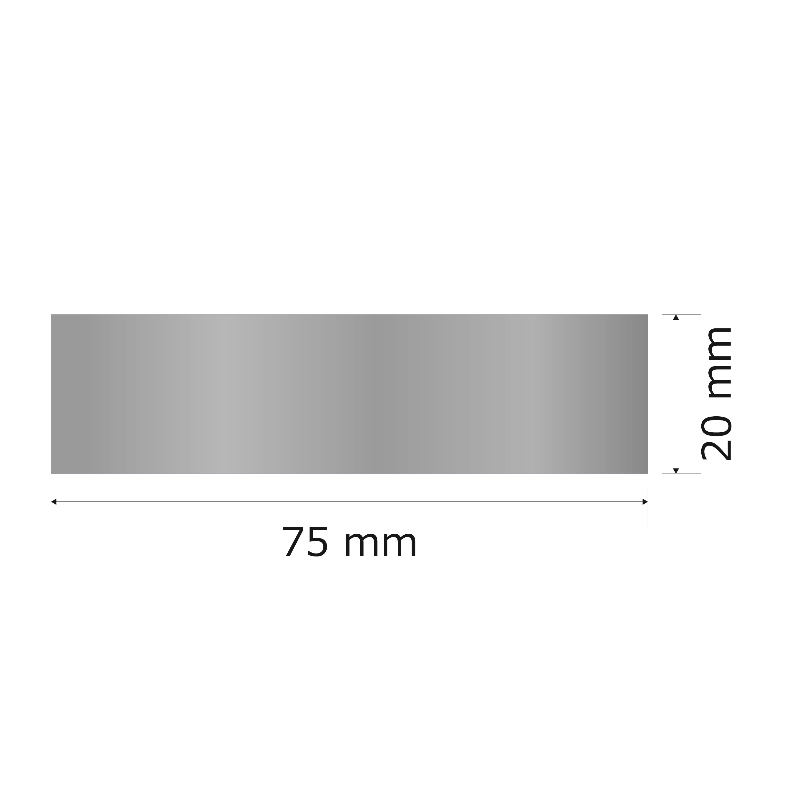 プレート単品（旧型番：Y-SOA6）【Y-SO6】高さ：2.0cm　幅：7.5cm《営業日13時までのご注文で翌々営業日出荷》　[SO 6]〈E〉