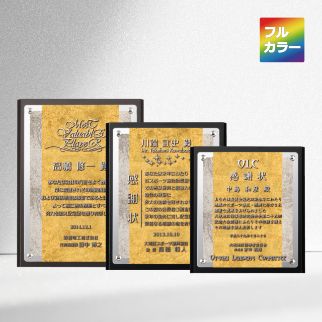 メダル 木製プレート 表面レーザー彫刻 VOM.11