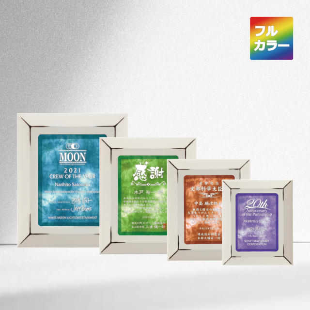 大特価❗プロ仕様画材セット‼️ アクリルトロフィー 表面レーザー彫刻 ZVA-1248