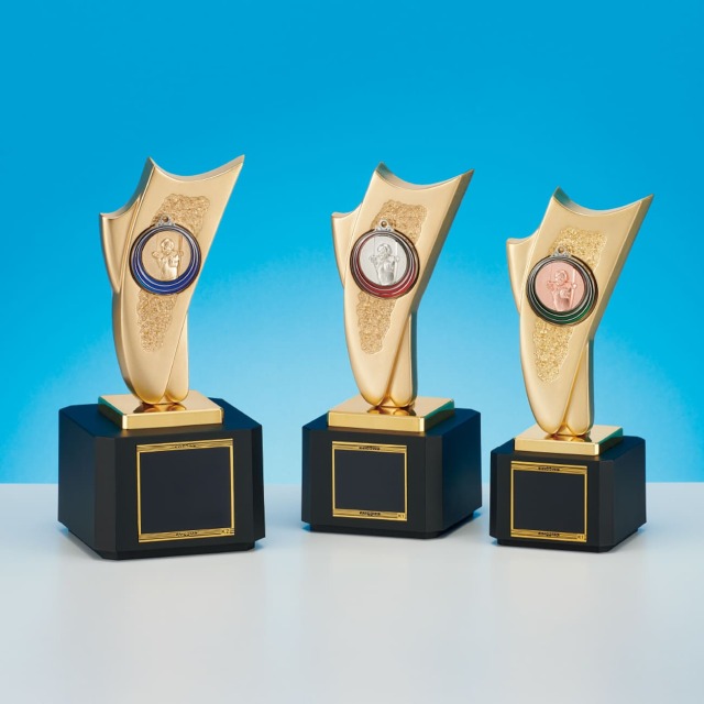 クリスタルトロフィー 地球付 YC-4915 Cサイズ