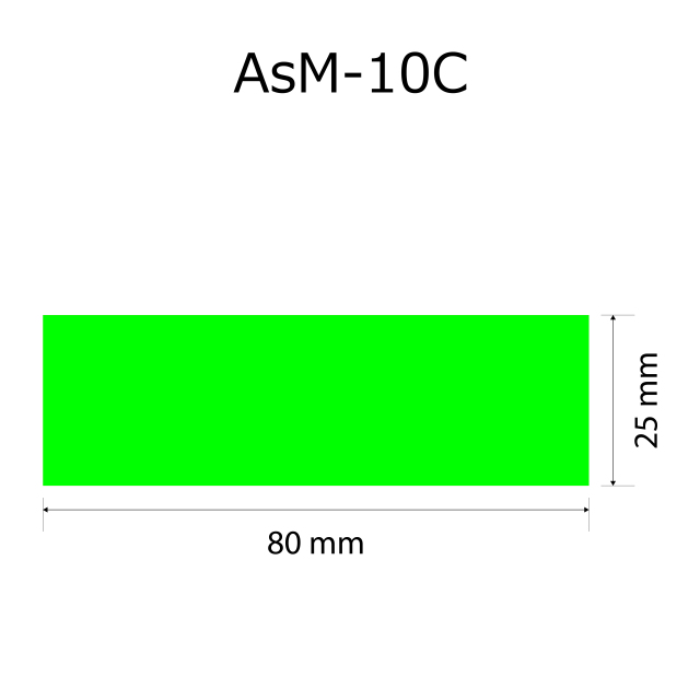 プレート単品【As-M-10C】高さ：2.5cm　幅：8.0cm《営業日13時までのご注文で翌々営業日出荷》　[M-10C]〈L〉
